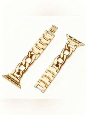 Adjustable Gold Chunky Chain Link Apple Watch  Band 42mm